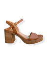 JANET CUIR TABAC