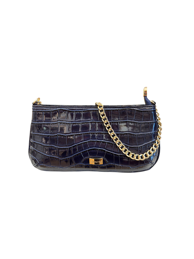 JASE CROCO VERNI (Croco Verni Bleu)