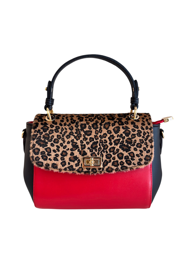 VICTORIA LEOPARD (Leopard Marron Rouge Noir)